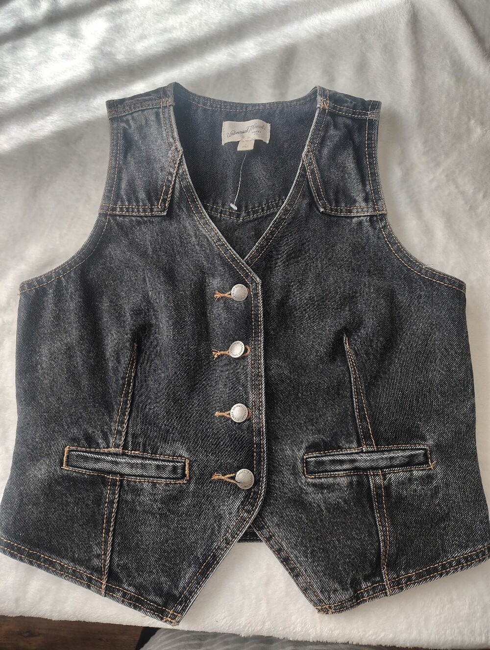 Universal Thread Charcoal Mini Vest